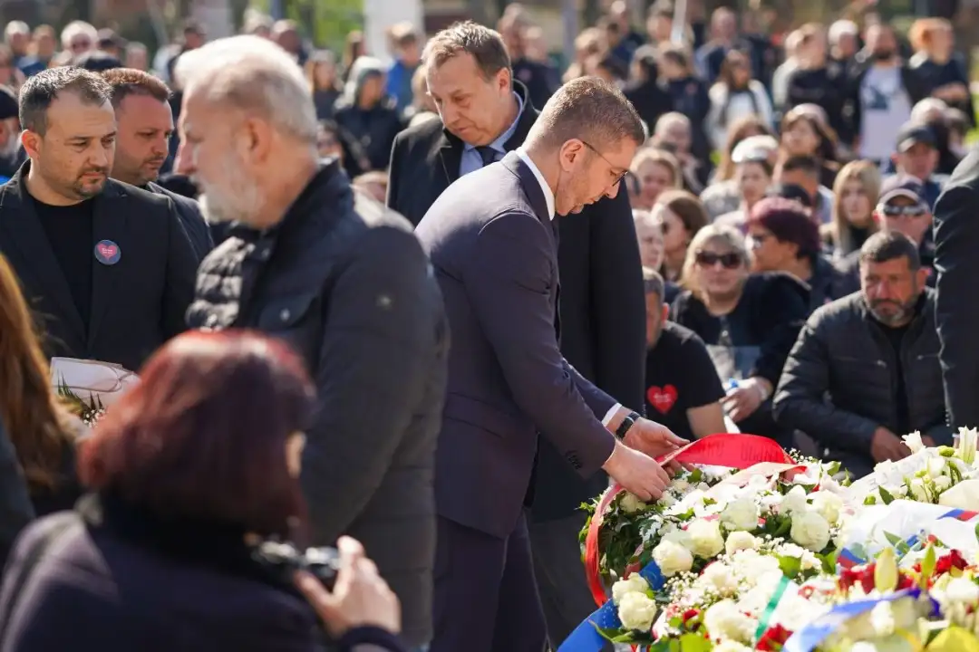 Христијан Мицкоски Кочани одбележување годишнина