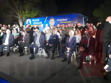 Претседателскиот кандидат на Демократската унија за интеграција (ДУИ), Бујар Османи, вечерва на митингот во Дебар, вети дека Северна Македонија за пет години ќе биде членка на ЕУ, дека без ве