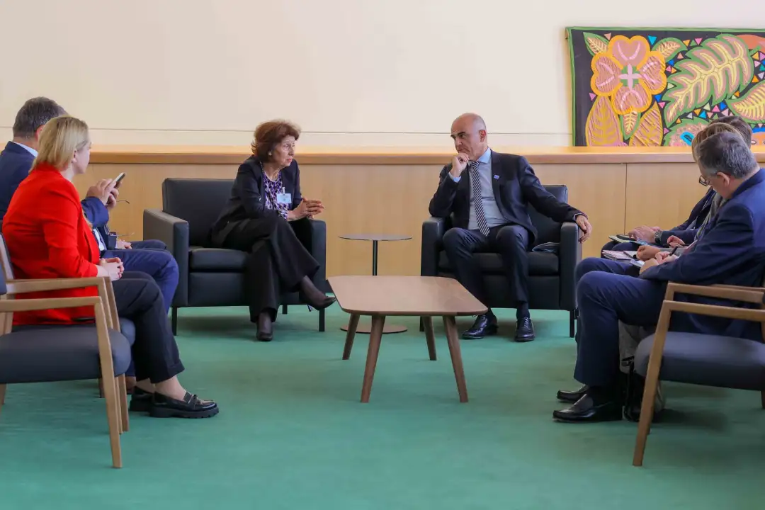 Сиљановска Давкова, средба, генералниот секретар на Советот на Европа, Алан Берсе 2