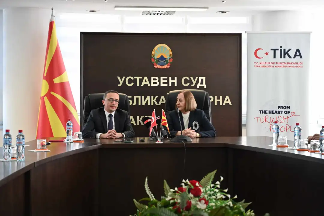 Уставен суд доби донација од компјутери и печатачи од Турската агенција за соработка и координација