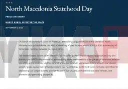 Денот не независноста - Амбасада на САД - Марко Рубио