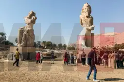 Вo Египет откриени два реставрирани колоси на фараонот Мемнон