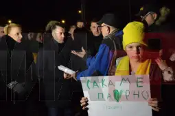 Автокоманда протест топлинска енергија