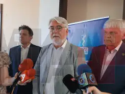 Професор доктор Хенрик Херман, член на Извршен одбор на Германската лекарска комора и копретседавач на Постојаниот комитет за специјалистичка медицинска обука на Германското лекарско здружение фото миа