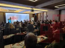 Естетиката е важна и за физичкото и за менталното здравје, седми симпозиум за естетска медицина во Скопје фото: МИА