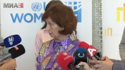 Изјава за медиуми на Претседателката Гордана Сиљановска Давкова по отворањето на статистичката конференција „25 години родови податоци“, во организација на Државниот завод за статистика. 