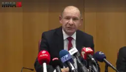 Prokurori publik Lupço Kocevski sot në një konferencë për media lidhur me rastin e Frosina Kulakovës nga Negotina, e cila u godit për vdekje nga 20-vjeçari Vasil Jovanov nga Shkupi, theksoi s