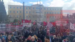 протест атина темпи
