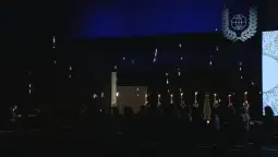 Со портрети на добитниците на наградите „Мостови на Струга“, германската поетеса Катрин Пиц, „Браќа Миладиновци“, македонската поетеса и книжевен теоретичар, Катица Ќулавкова, и „Млада Струга