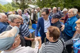 Пендаровски на одбележување на 80 годишнината од битката кај село Кленоец 3