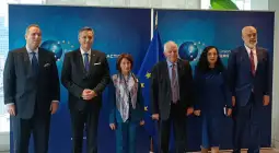 Претседателката Гордана Сиљановска Давкова, која ја предводи македонската делегација на 79. Генерално собрание на ОН, попладнево по американско време, присуствува на работниот ручек со претст