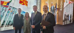 Prime Minister Hristijan Mickoski met with Italy's Prime Minister Giorgia Meloni on the sidelines of the NATO Summit in Washington. 