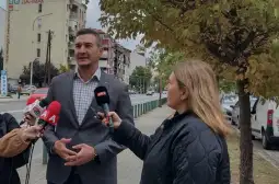 кандидат за градоначалник на Град Скопје од коалицијата „Искуство за успех“ Александар Трајановски.