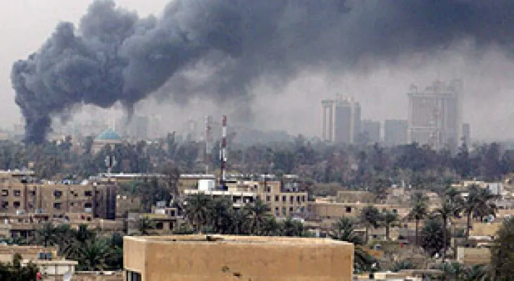 Петмина ранети во гранатирање на багдадско предградие