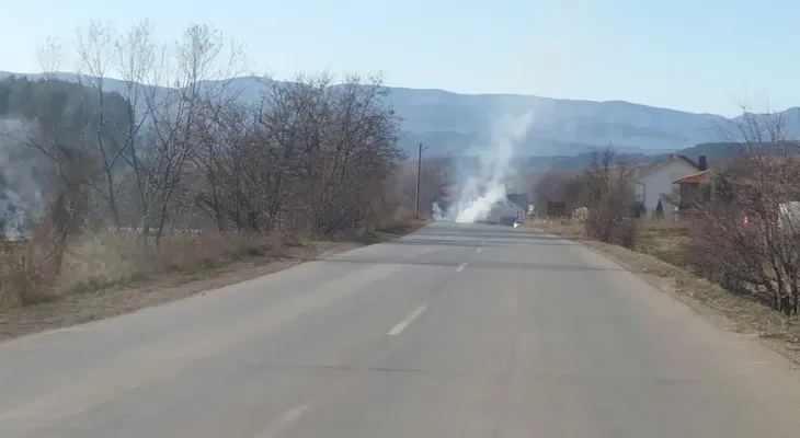 Поради ризик од пожари надлежните со апел да не се палат стрништа во Малешевијата