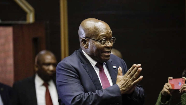 Налог за апсење на поранешниот претседател на Јужна Африка