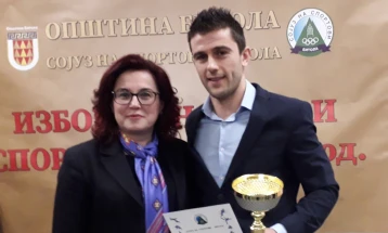 Никола Митревски од РК Еурофарм Пелистер најдобар битолски спортист за 2019 година
