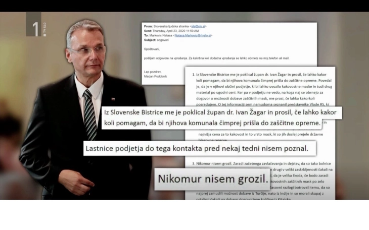 Телевизија Словенија: Голем корупциски скандал ја „тресе” Владата на Јанша
