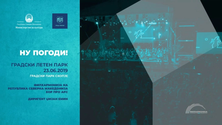 Емитување на концертот на отворено „Ну Погоди“ на Македонската филхармонија