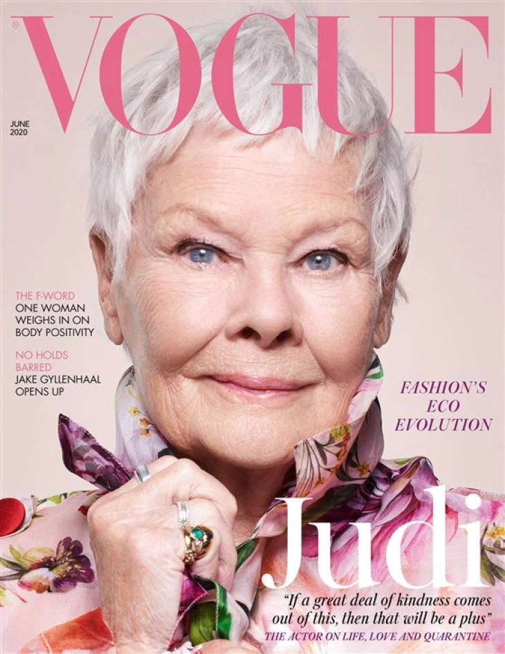 Џуди Денч е највозрасната жена на насловната страница на британски „Вог“