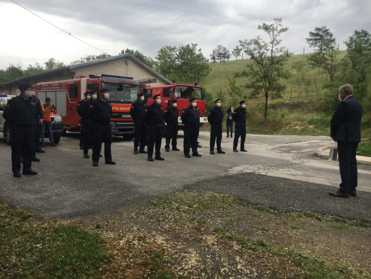 Територијалната противпожарна единица од Кочани го одбележа Денот на пожарникарите
