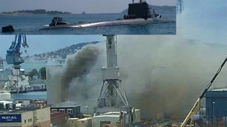 По 14 часа изгаснат пожарот на француската нуклеарна подморница