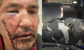 Припадник на канадската Кралска полиција брутално апси маж (видео)