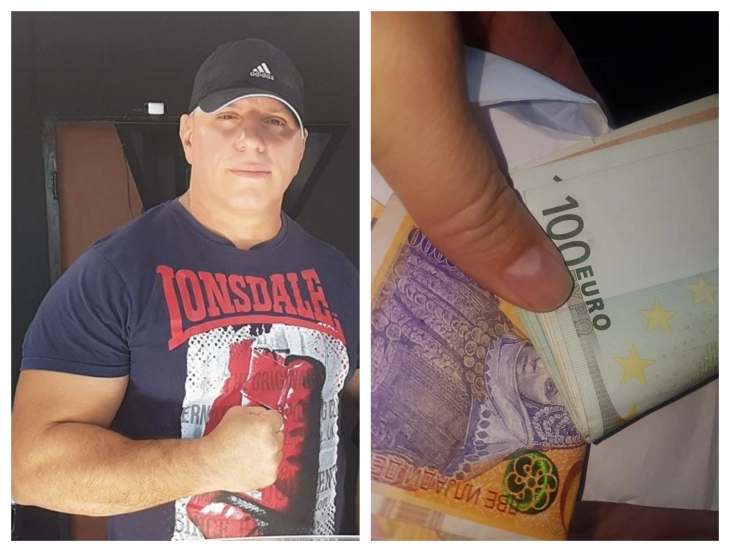 Тренерот на македонската боксерска репрезентација, Харуни, пронајде чанта со пари и му ја врати на сопственикот