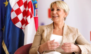 Тигањ за МИА: Горда сум што С.Македонија доби почеток на преговори за време на хрватското претседавање, очекуваме изборите да бидат фер и демократски