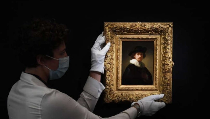 Автопортрет на Рембрант продаден за 16 милиони евра