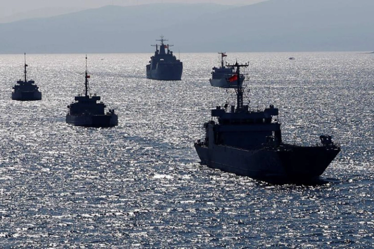 Воена вежба на турската авијација и морнарица во Егејско Море
