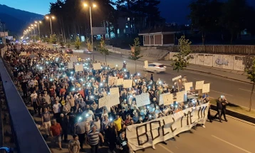 Во Тетово петти протест поради поскапувањето на струјата