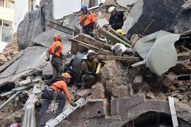 Заврши спасувачката акција во урнатините во Бејрут