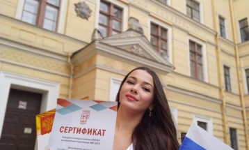 Онлајн наставата во Русија се покажа како одлично решение, вели македонска студентка во Санкт Петербург
