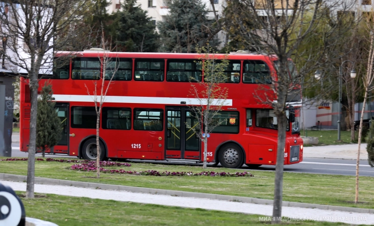 Автобусите на ЈСП Скопје ќе сообраќаат по неделен возен ред