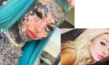 Потрошила 120.000 долари на тетоважи и операции, за да биде среќна