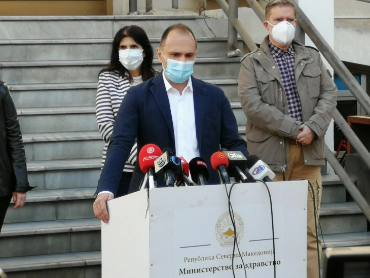 Филипче: Целата зграда за Интерни клиники ќе биде наменета за третман на пациенти со Ковид-19