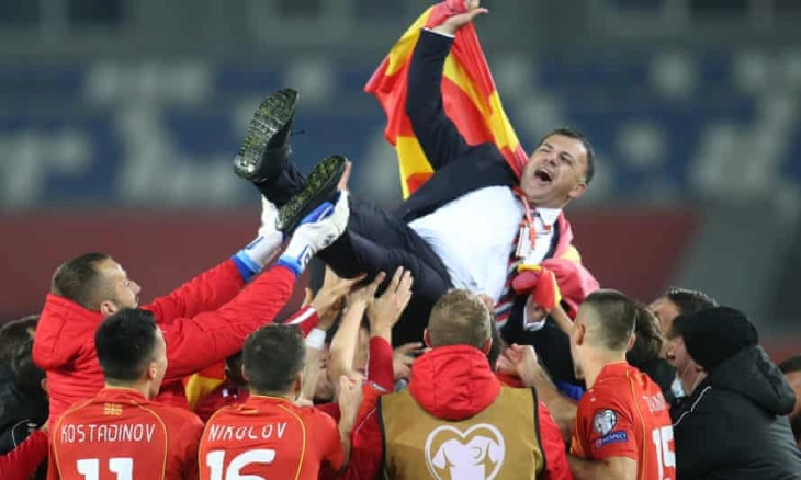 „Гардијан“: Северна Македонија со победа над Грузија го оствари сонот за пласман на ЕП