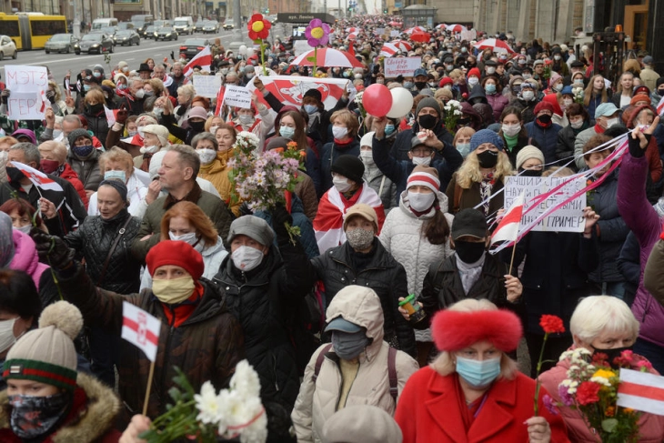 Во Минск уапсени повеќе од 1.100 лица на протестот поради смртта на демонстрантот Бондаренко