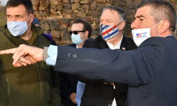 Сирија ја осуди посетата на Помпео на Голан како провокативно кршење на суверенитетот
