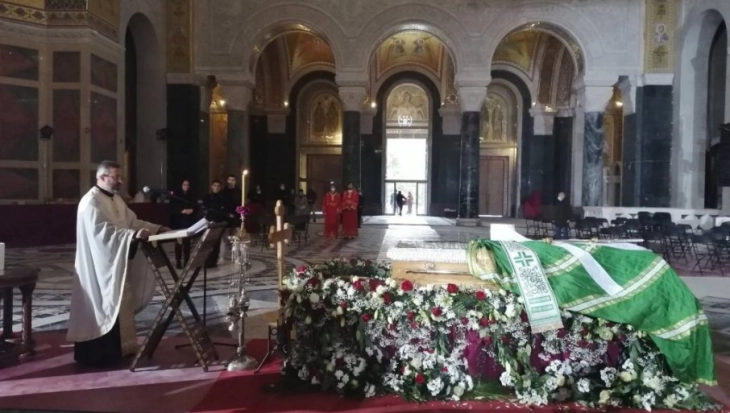 Комеморација за патријархот Иринеј во храмот Свети Сава