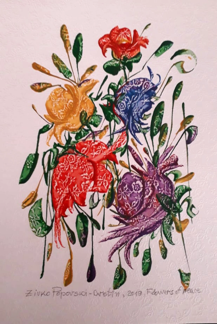 „Мироносни цвеќиња“ од Живко Поповски - Цветин за бебињата што ќе се родат на Божик