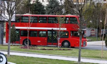 Јавниот превоз денеска во Скопје по неделен возен ред