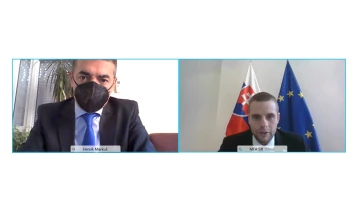 Видео средба Димитров-Клус: Словачка е една од најсилните поддржувачи на политиката на проширување на ЕУ
