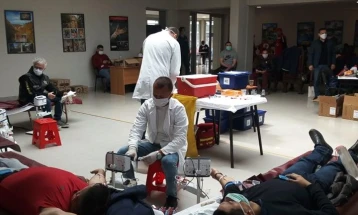 Собрани 65 крвни единици во првата годинашна акција за крводарување во Велес