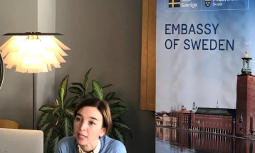 Шведската амбасадорка Бенгтсон ги претстави приоритетите на претседавањето на Шведска со ОБСЕ во 2021