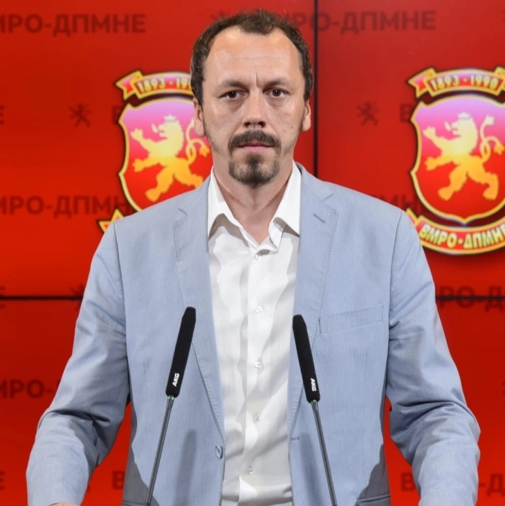 Петрушевски: ВМРО-ДПМНЕ ќе се спротистави на носењето на измените на Законот за аудио и аудиовизуелни медиумски услуги