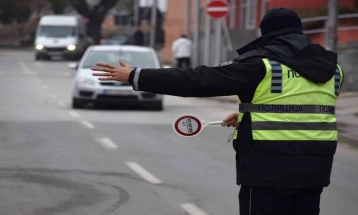 Санкционирани 257 возачи во Скопје, 34 за возење без возачка дозвола