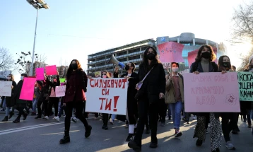 Протестен марш за „Јавна соба“: Жртвата никогаш не е виновна