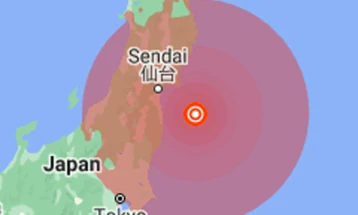 Силен земјотрес регистриран во јапонската префектура Фукушима
